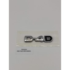 D-4D YAZI (D SİYAH)