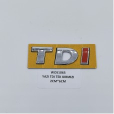 TDI (I KIRMIZI) YAZI