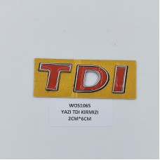 TDI YAZI (KIRMIZI)