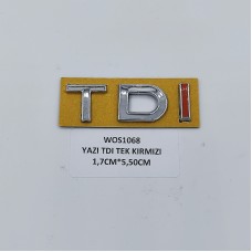 TDI YAZI (I KIRMIZI) 